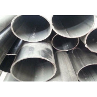 Алюминиевая труба овальная 43x18x1,5 мм анод и без покр. цена купить на складе доставка порезка