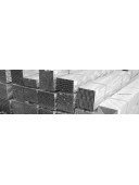 Труба алюминиевая профильная квадратная 100x100x3,4мм. Є Анодована і без покриття.
