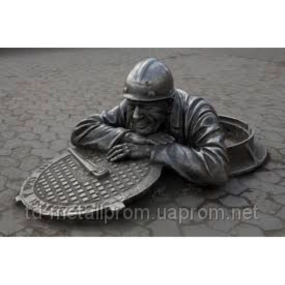 Канализационный люк, тип Т Л С чугунный, полимерный, пластиковый, крышка канализационного люка